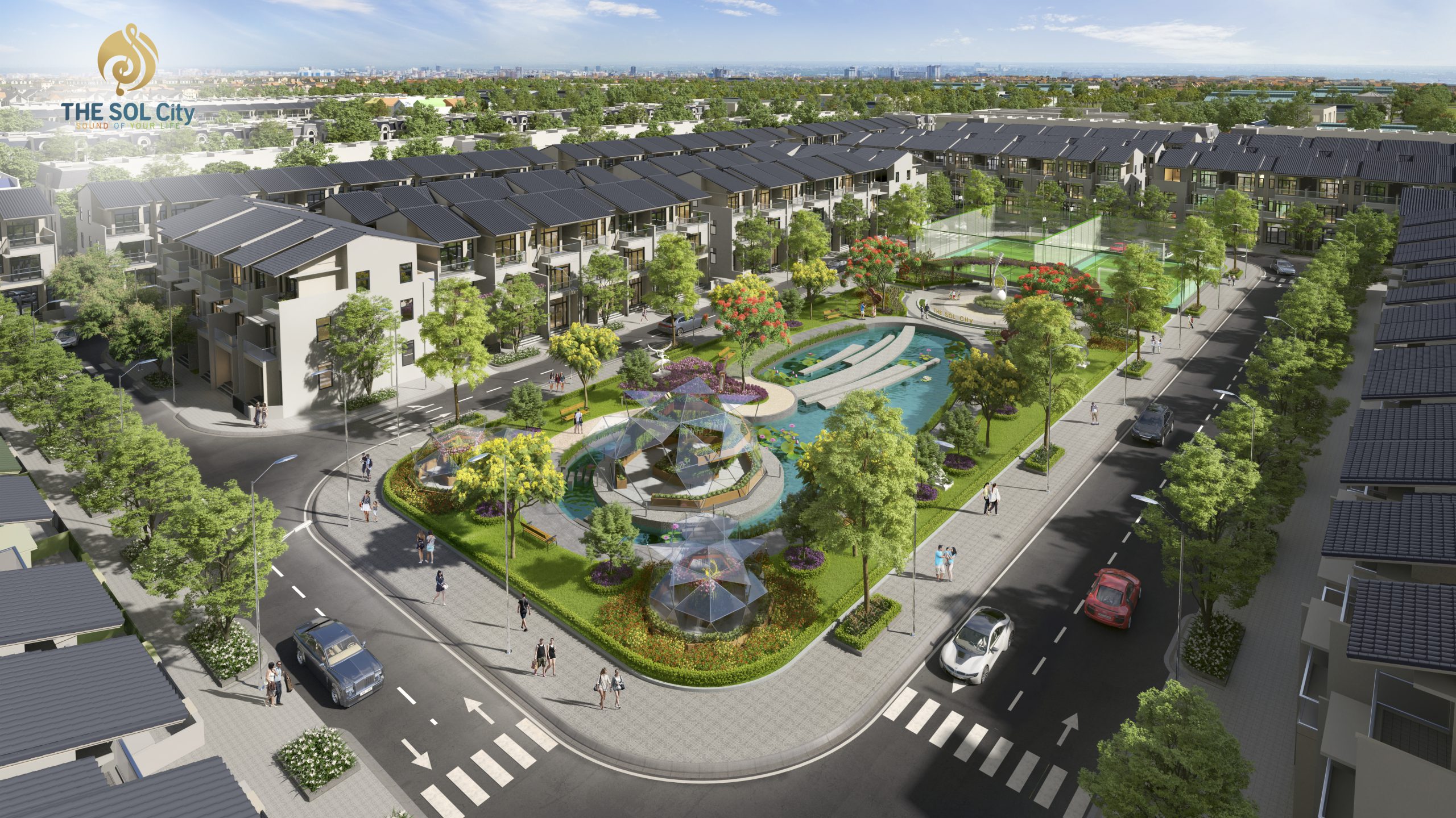 The Sol City - khu đô thị vệ tinh kết hợp bất động sản khu công nghiệp kiểu mới.