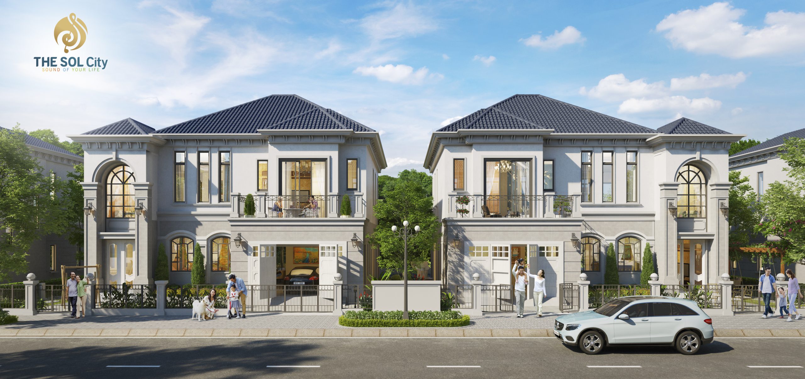 Không chỉ cung ứng lượng lớn nhà ở đáp ứng nhu cầu an cư, The Sol City còn là công trình đô thị, góp phần thay đổi diện mạo Long An