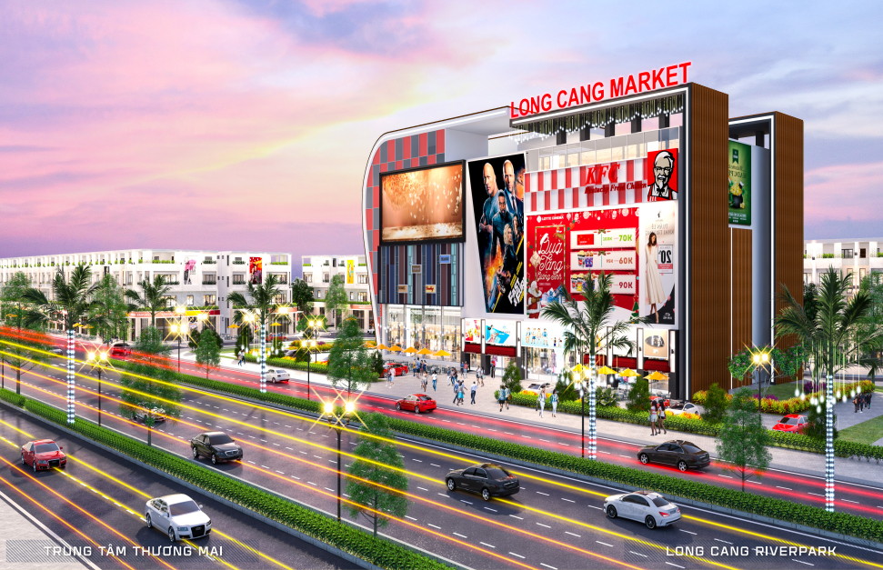 Trung Tâm Thương Mại dự án Long Cang Riverpark – Tập Đoàn Phúc Land