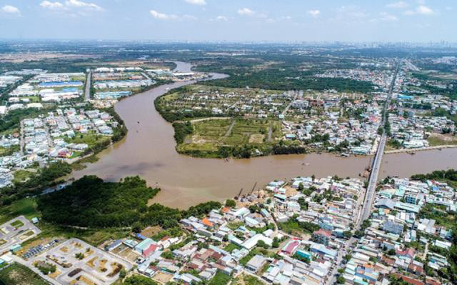 Tiến trình mở rộng thành phố về phía Nam với trọng tâm là Cần Giuộc (Long An) đang diễn ra mạnh mẽ trong 2021