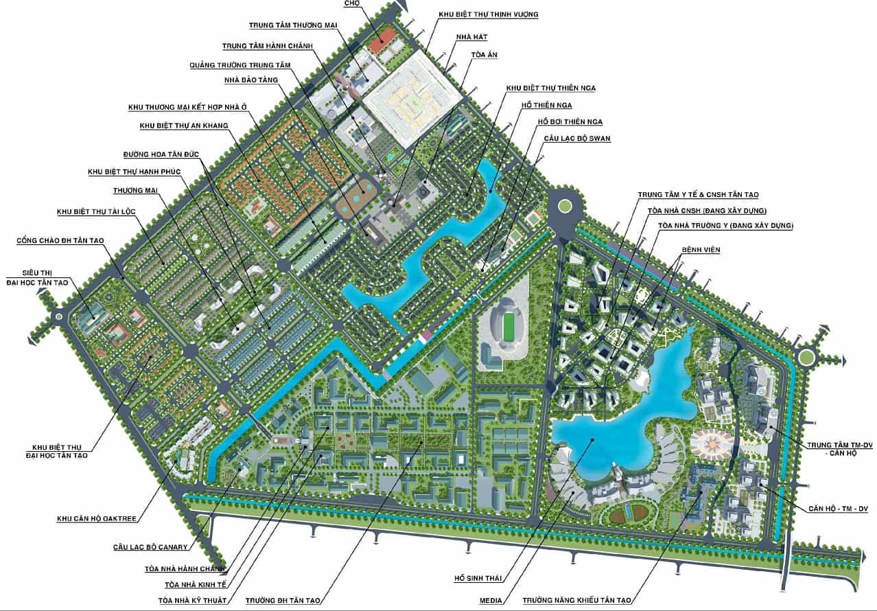 Mặt Bằng Dự án E City Tân Đức