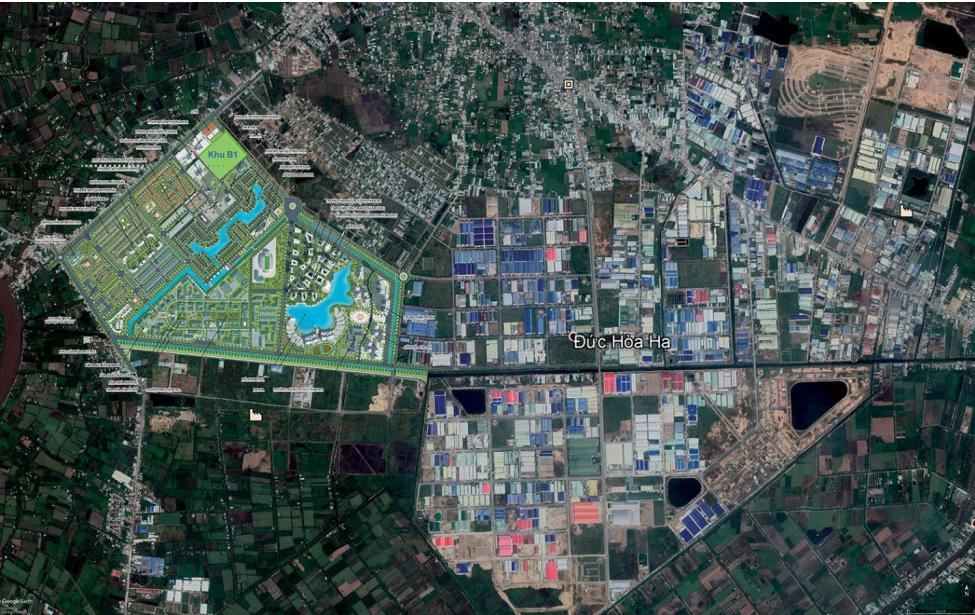 Vị Trí Dự án E City Tân Đức